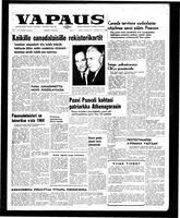 Vapaus, January 7, 1964