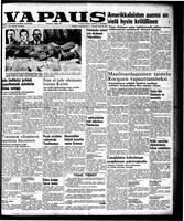 Vapaus, May 22, 1951