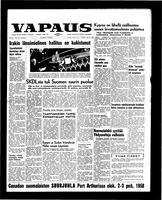 Vapaus, July 15, 1958