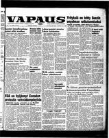 Vapaus, October 13, 1956