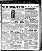 Vapaus, March 1, 1952