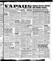 Vapaus, June 9, 1953