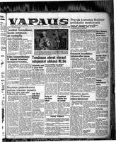 Vapaus, October 7, 1952