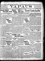 Vapaus, January 24, 1924