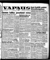 Vapaus, May 23, 1957