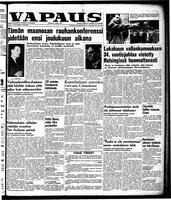 Vapaus, November 13, 1951