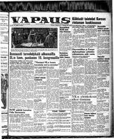 Vapaus, October 16, 1952
