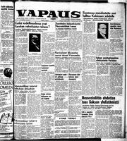 Vapaus, October 26, 1954