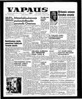 Vapaus, January 18, 1962