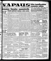 Vapaus, June 14, 1951