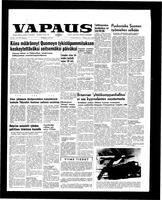 Vapaus, October 7, 1958