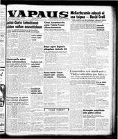 Vapaus, November 26, 1953
