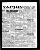 Vapaus, March 18, 1958