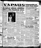 Vapaus, May 9, 1953