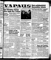 Vapaus, March 24, 1953