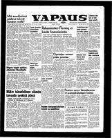 Vapaus, March 20, 1958