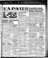Vapaus, March 18, 1952