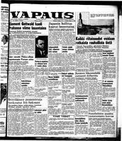 Vapaus, March 17, 1953