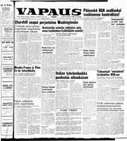 Vapaus, June 26, 1954