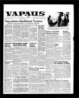 Vapaus, November 25, 1958