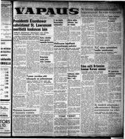 Vapaus, May 15, 1954
