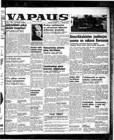Vapaus, November 7, 1950
