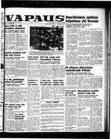Vapaus, July 11, 1950