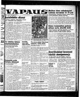 Vapaus, August 22, 1950
