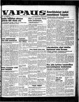 Vapaus, July 18, 1950
