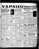 Vapaus, November 25, 1950