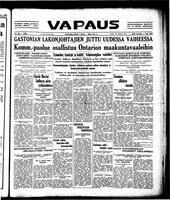 Vapaus, October 3, 1929