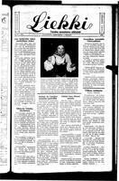 Liekki = canadan soumalaisten kaunokirjallinen viikkolehti, November 3, 1945