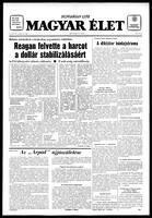 Magyar Elet, November 14, 1987