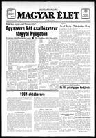 Magyar Elet, October 20, 1984