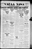 Vapaa Sana, July 27, 1938