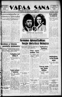 Vapaa Sana, January 22, 1938