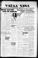 Vapaa Sana, September 30, 1936