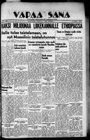 Vapaa Sana, October 02, 1935