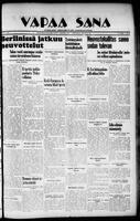 Vapaa Sana, March 27, 1935