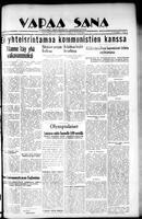 Vapaa Sana, August 08, 1936