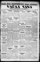 Vapaa Sana, September 30, 1933