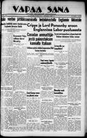 Vapaa Sana, September 21, 1935