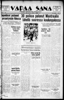 Vapaa Sana, January 19, 1938