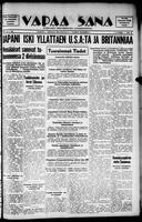 Vapaa Sana, December 09, 1941