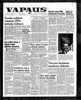 Vapaus, March 9, 1963