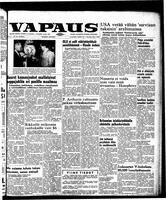 Vapaus, May 4, 1957
