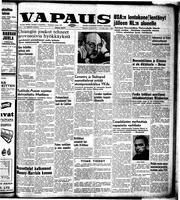 Vapaus, September 9, 1954