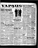 Vapaus, March 29, 1956