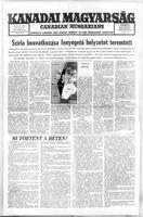 Kanadai Magyarsag, September 26, 1970