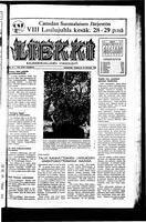 Liekki = canadan soumalaisten kaunokirjallinen viikkolehti, May 24, 1952